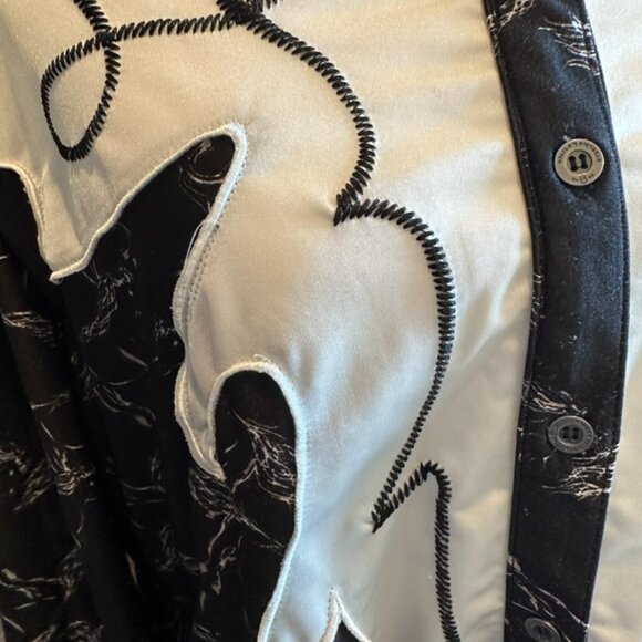 Silky Western long sleeve ladies blouse - XL - Picture 2 of 4